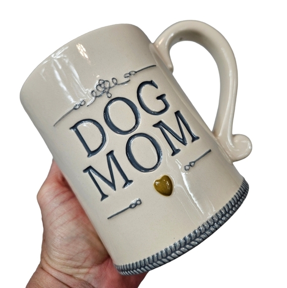 Grasslands Road Dog Mom Cream & Light Blue Coffee Mug Tea Cup‎  P63 - Picture 10 of 12